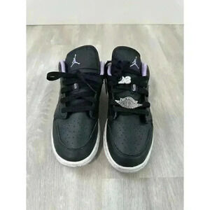 Nike‎ Air Jordan 1 Low Houndstooth Black Lilac DH0570-015